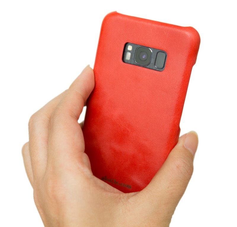 [開箱] [不推薦] alto 義大利 Samsung Galaxy S8 皮革保護殼 Original 珊瑚紅 @3C 達人廖阿輝