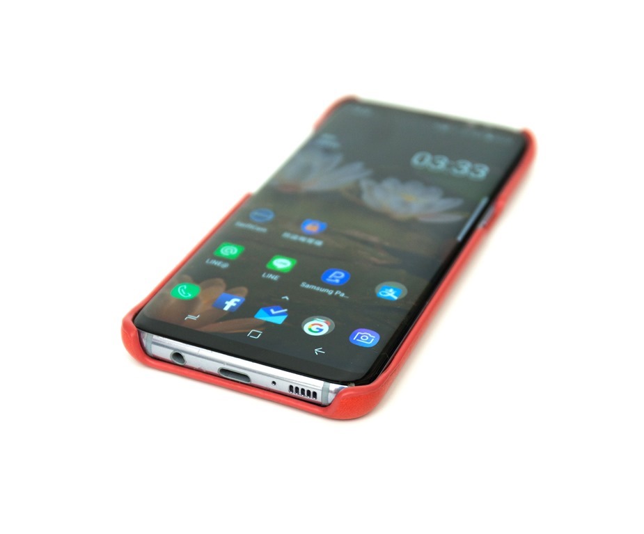 [開箱] [不推薦] alto 義大利 Samsung Galaxy S8 皮革保護殼 Original 珊瑚紅 @3C 達人廖阿輝