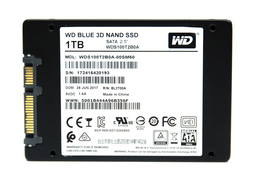 最有感的升級！馬上升級 SSD 固態硬碟吧！WD Blue 3D NAND SSD 1TB 開箱測試！ @3C 達人廖阿輝