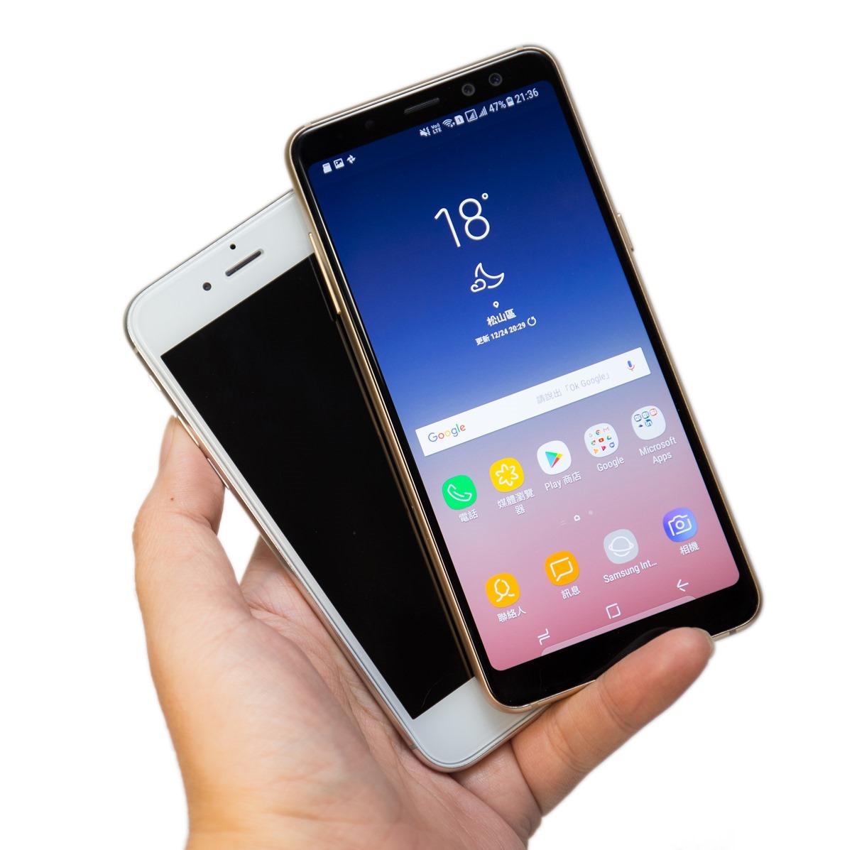 不僅旗艦機才有！Samsung Galaxy A8 (2018) 功能一次到位！全螢幕 + 防水 + 雙鏡頭美美拍 @3C 達人廖阿輝