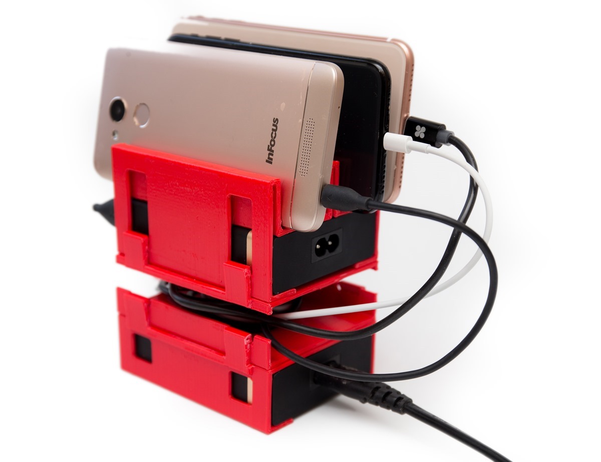 3D 列印模組化手機充電器底座套件 @3C 達人廖阿輝