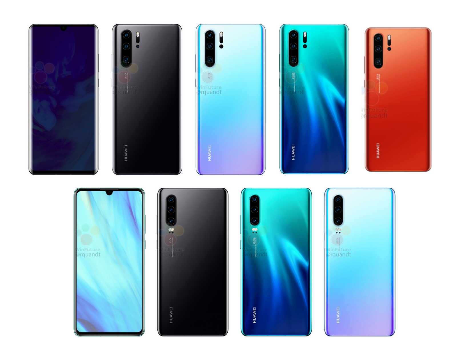 華為 P30 Pro / P30 似乎這次外型與規格洩漏都很完整了？ @3C 達人廖阿輝