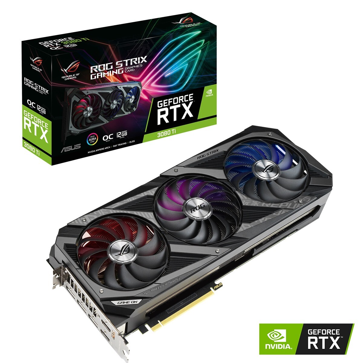 王者再臨！華碩推GeForce RTX 3080 Ti／RTX 3070 Ti 系列顯示卡