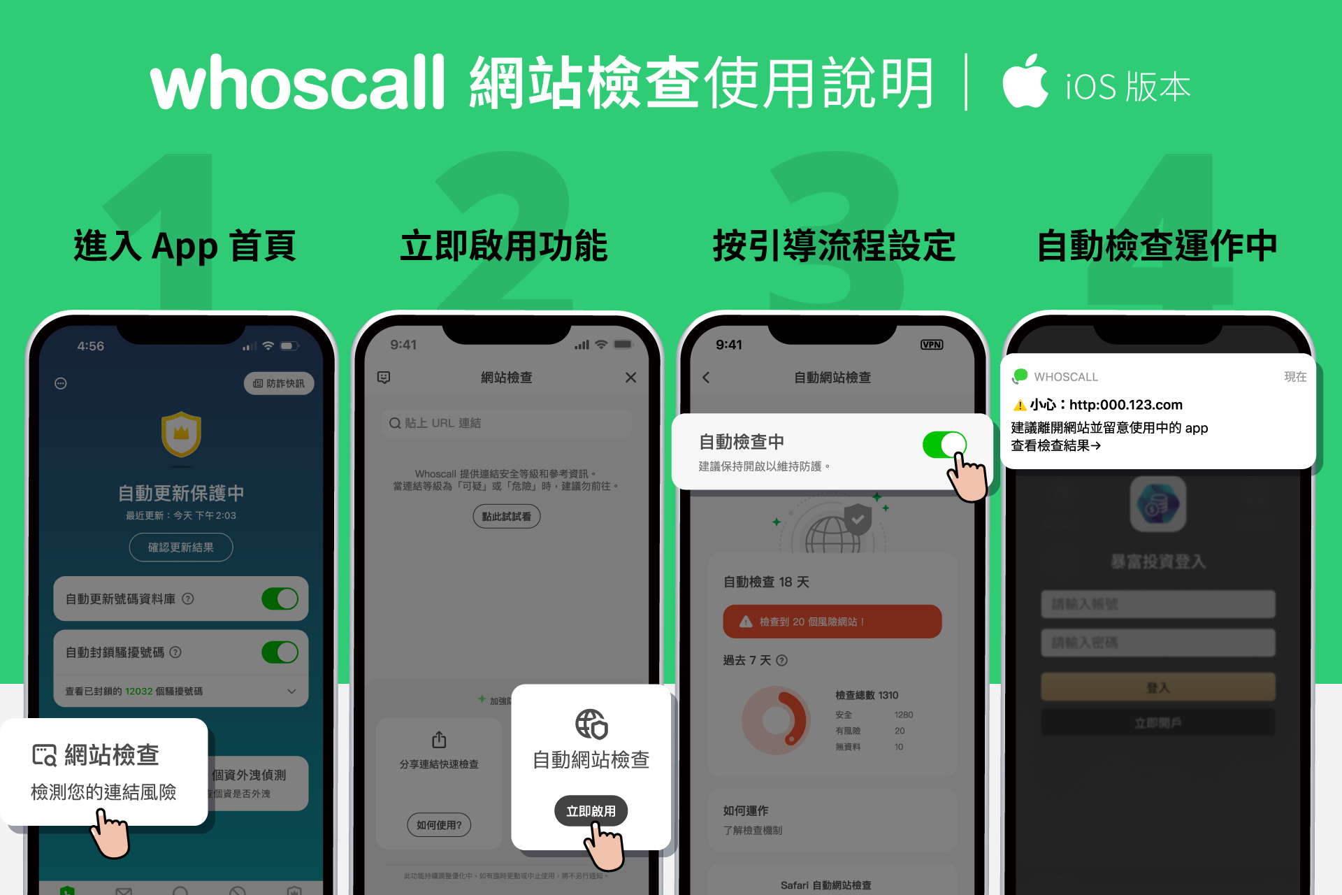 Whoscall 推出全新「網站檢查」功能，防詐騙一鍵搞定 @3C 達人廖阿輝