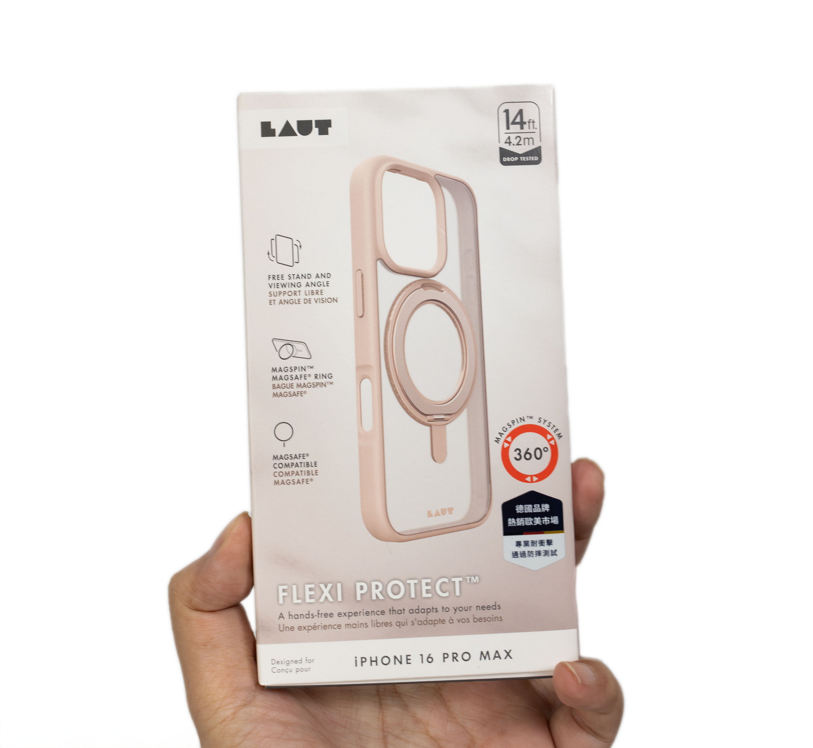 防摔也要美型！德國品牌「LAUT 萊德」iPhone 16 全系列防摔保護殼開箱 @3C 達人廖阿輝