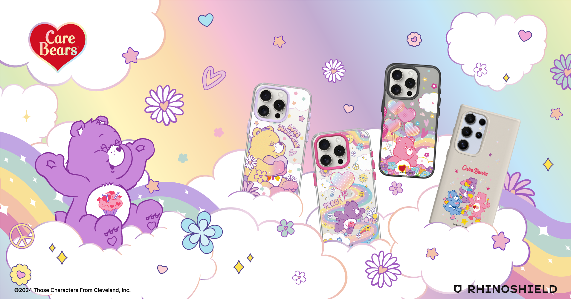 RHINOSHIELD 犀牛盾再攜手 Care Bears™ 彩虹熊，帶來「Love All」全新系列！雙 11 超值優惠，全館商品最低 6 折！ @3C 達人廖阿輝